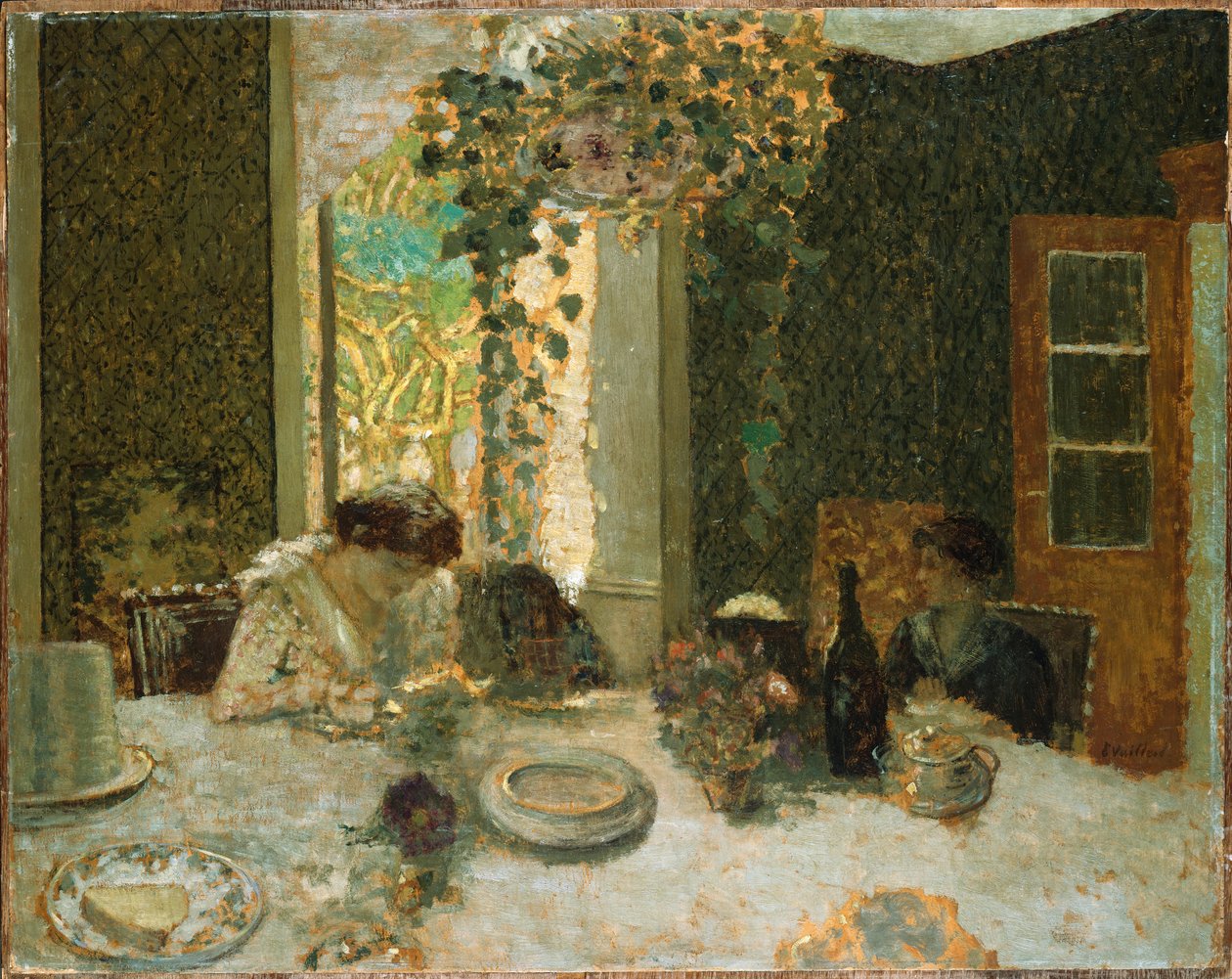 Ruokasali, n. 1900 tekijältä Edouard Vuillard