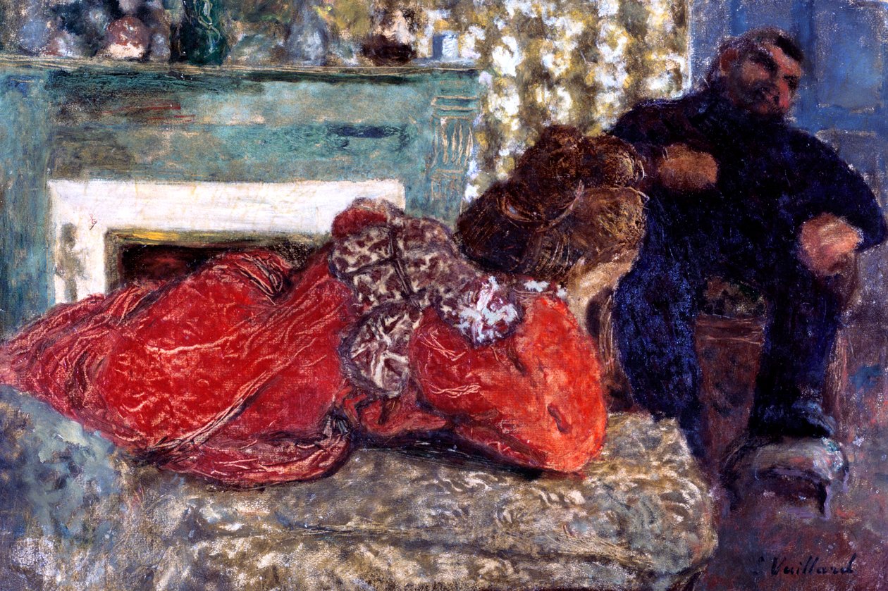 "The Dressing Gown", 1897 tekijältä Edouard Vuillard