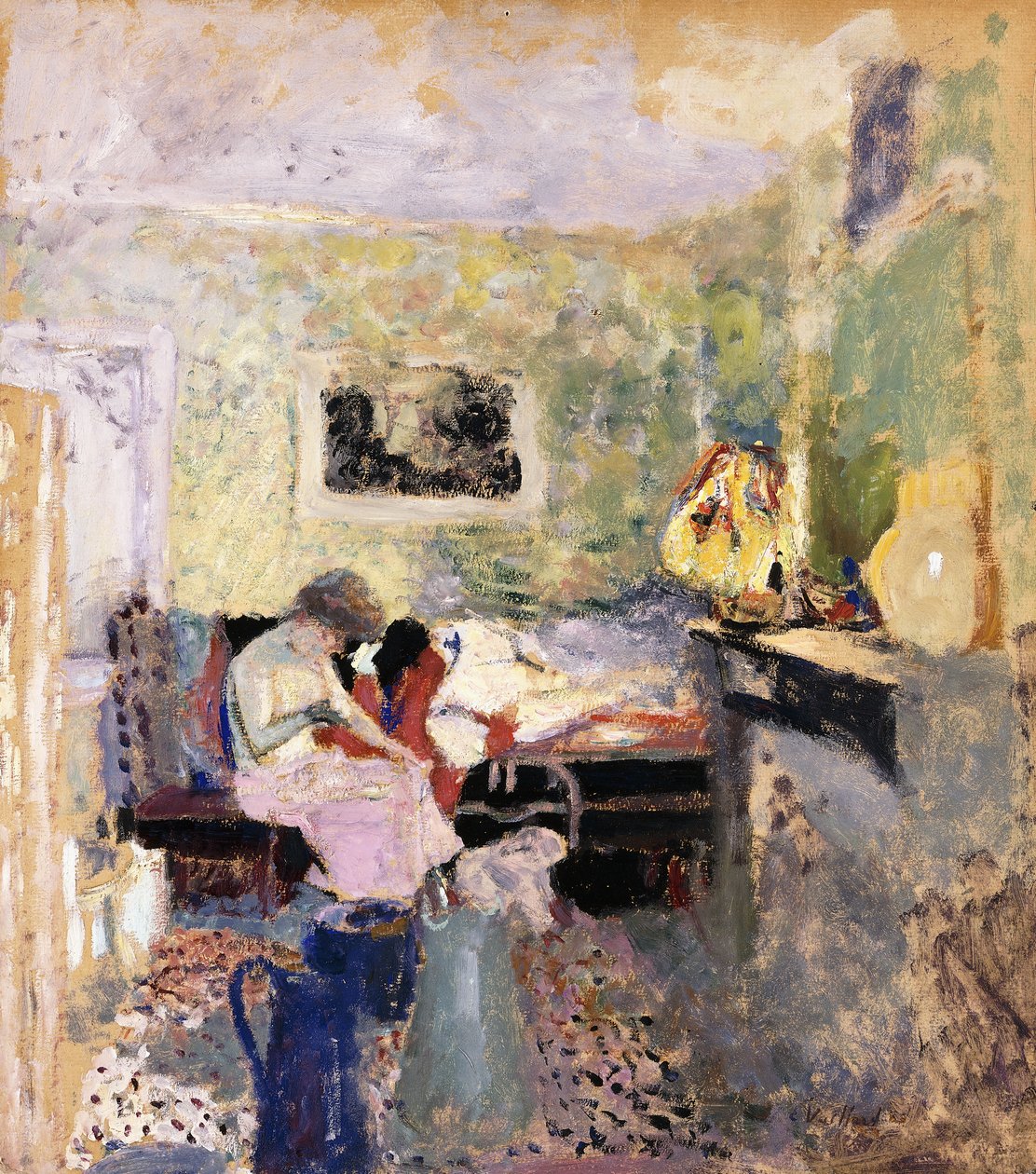 Vihreä makuuhuone, 1905 tekijältä Edouard Vuillard