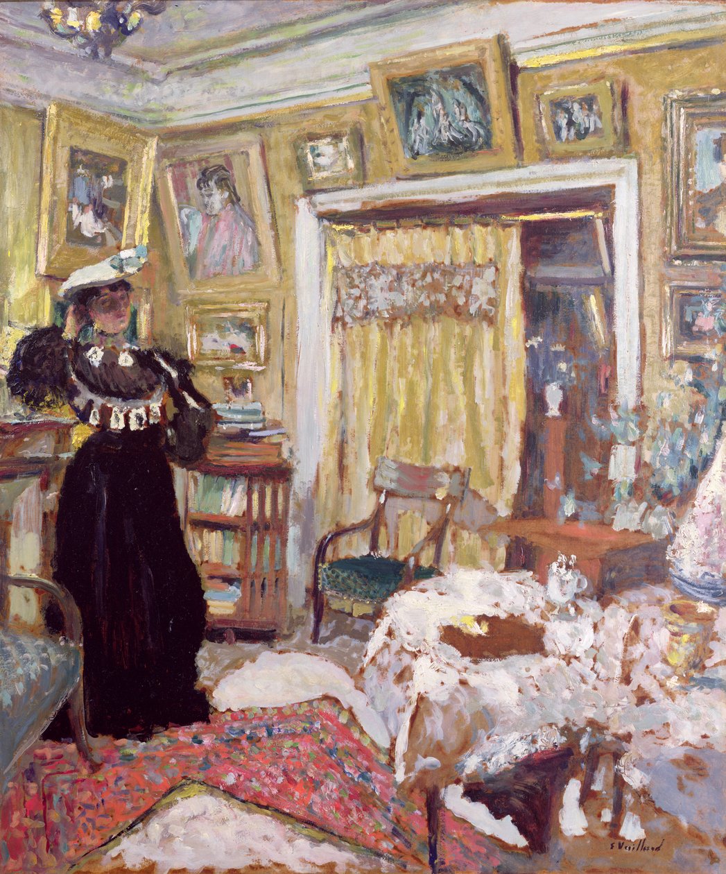 Hessel Salon, Rue de Rivoli, 1901 tekijältä Edouard Vuillard