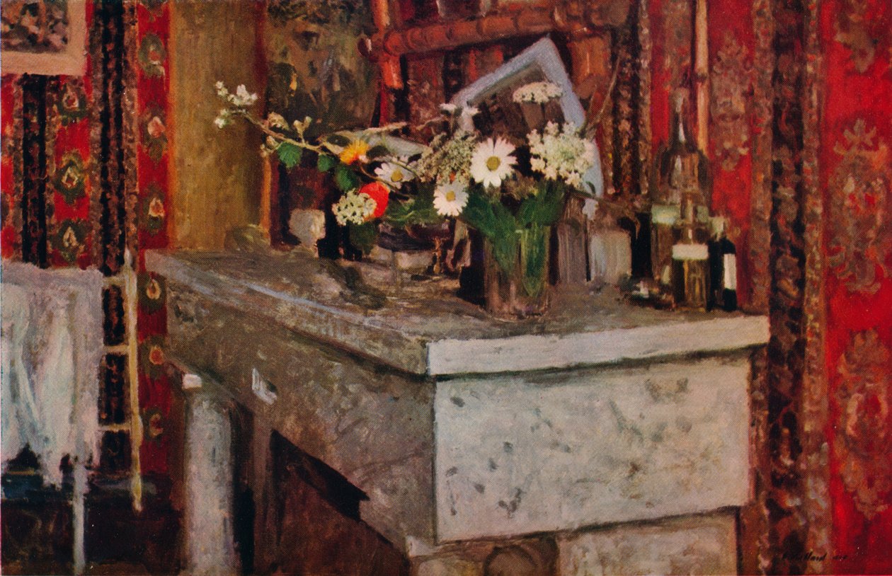 Mantelpiece, 1905 tekijältä Edouard Vuillard