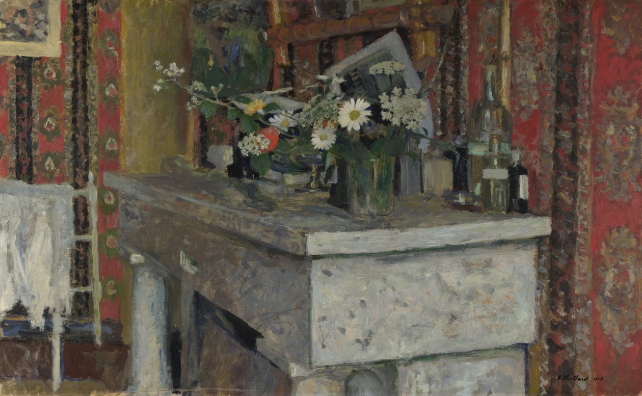 Mantelpiece Takka, 1905 tekijältä Edouard Vuillard