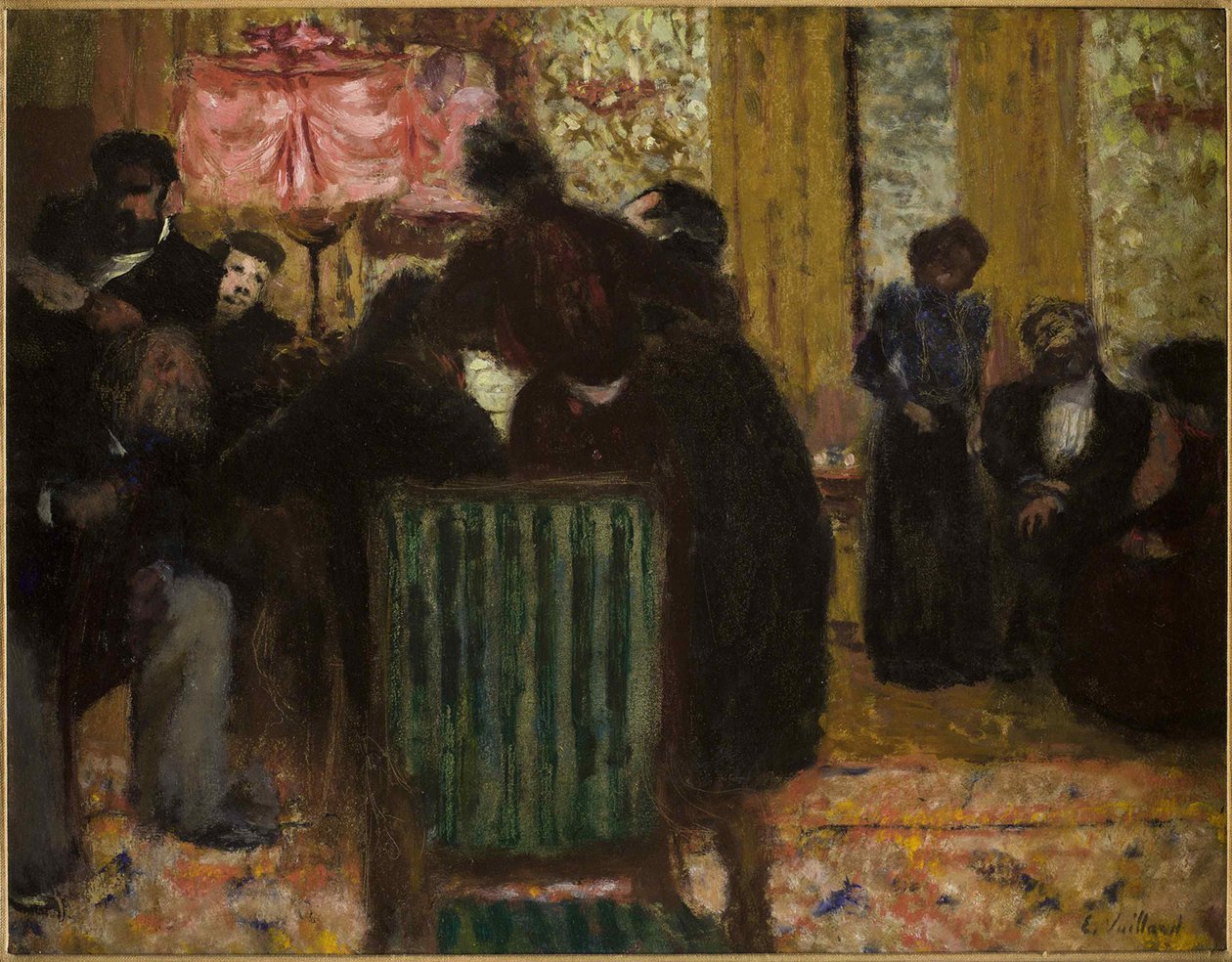 Musiikkiilta, noin 1896-1899. tekijältä Edouard Vuillard