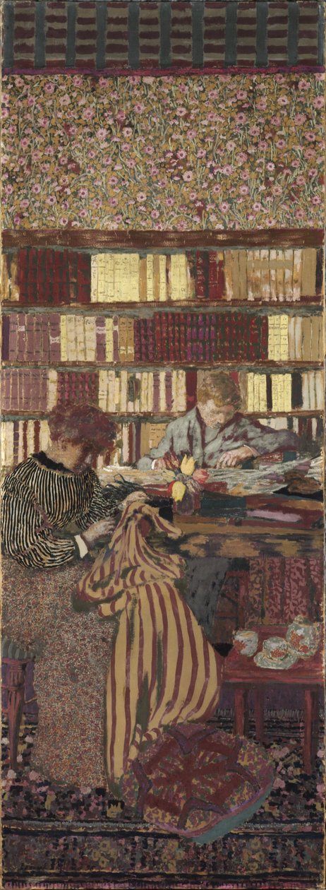 Yksityisyys. Tohtori Vaquezin kirjaston koristelu tekijältä Edouard Vuillard