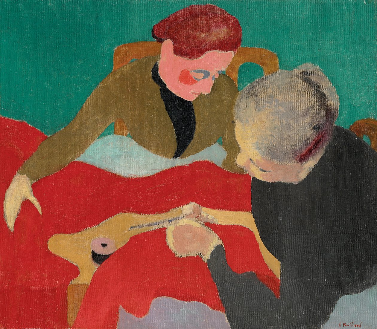 Ompelijat; Les couturieres, 1890 tekijältä Edouard Vuillard