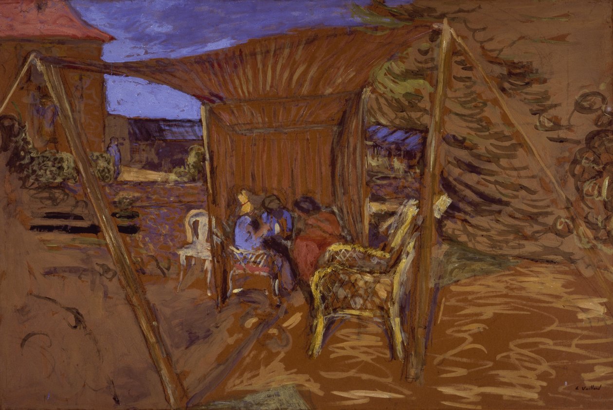 Teltta, 1908 tekijältä Edouard Vuillard