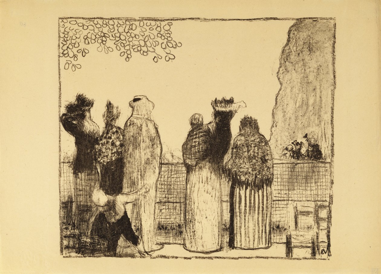Tuileries, 1895 tekijältä Edouard Vuillard
