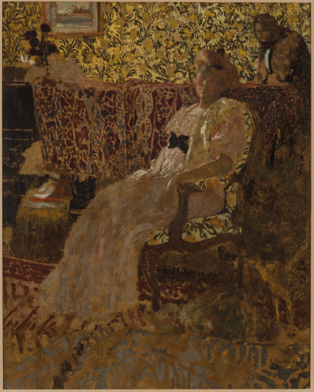 Nainen tuolissa tekijältä Edouard Vuillard