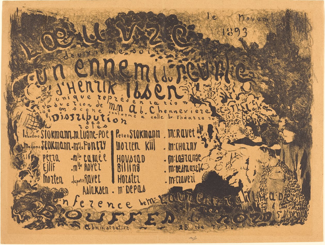 Kansan vihollinen tekijältä Edouard Vuillard
