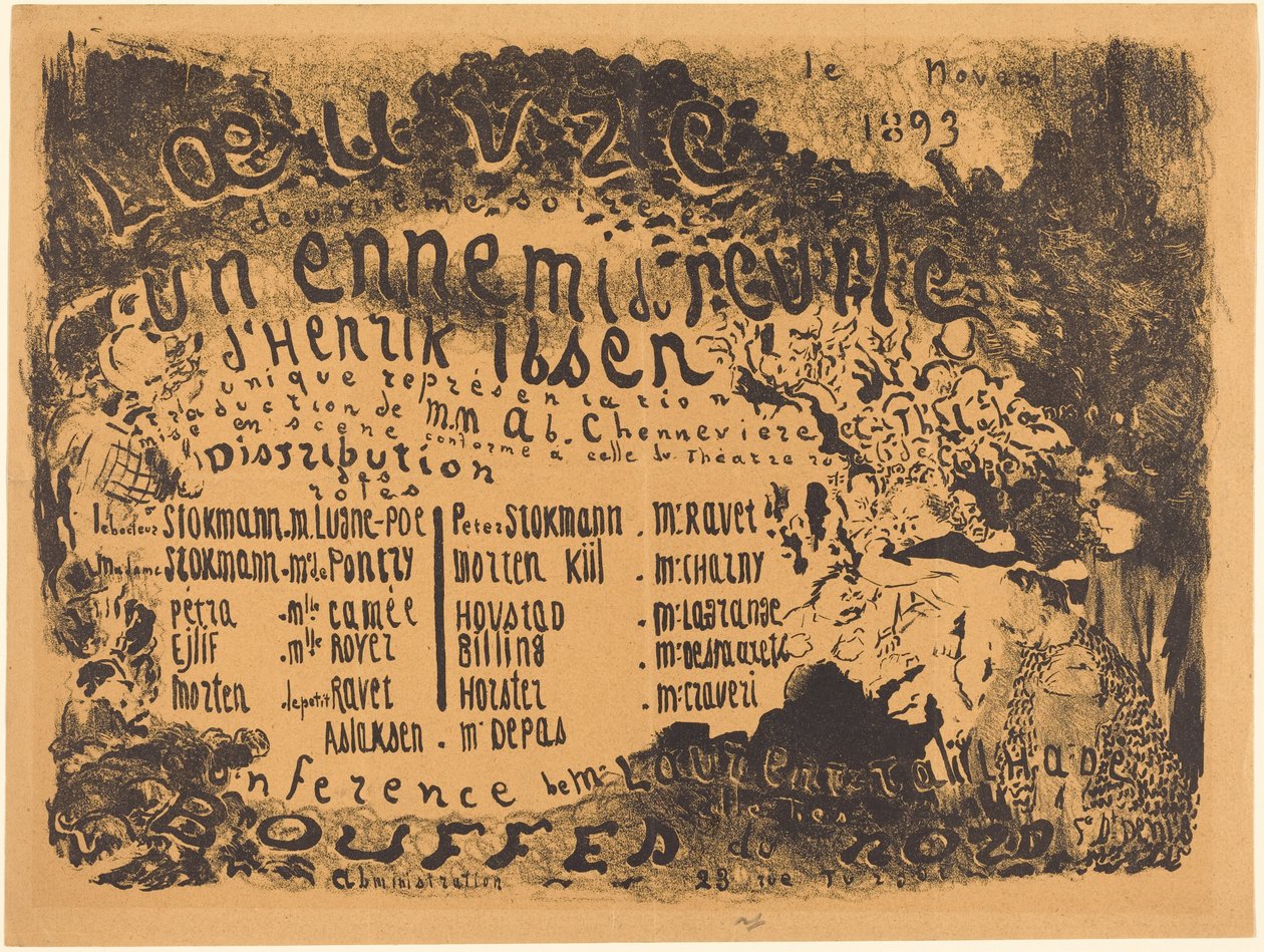 Ein Volksfeind tekijältä Edouard Vuillard