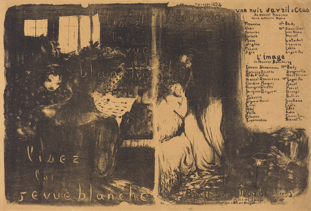 Eine Aprilnacht in Ceos; Das Bild tekijältä Edouard Vuillard