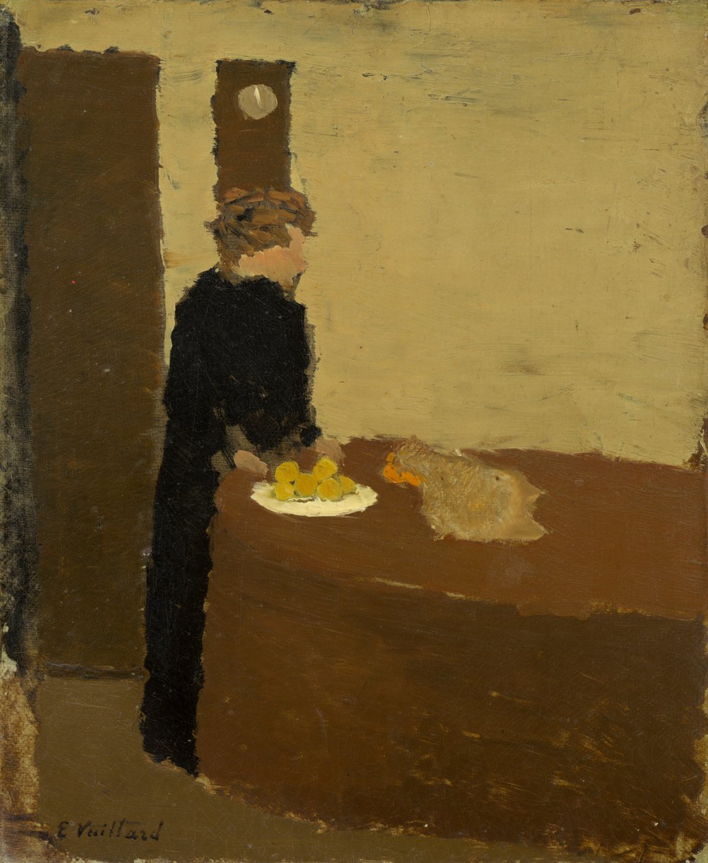 Nainen mustassa, c. 1891. tekijältä Edouard Vuillard