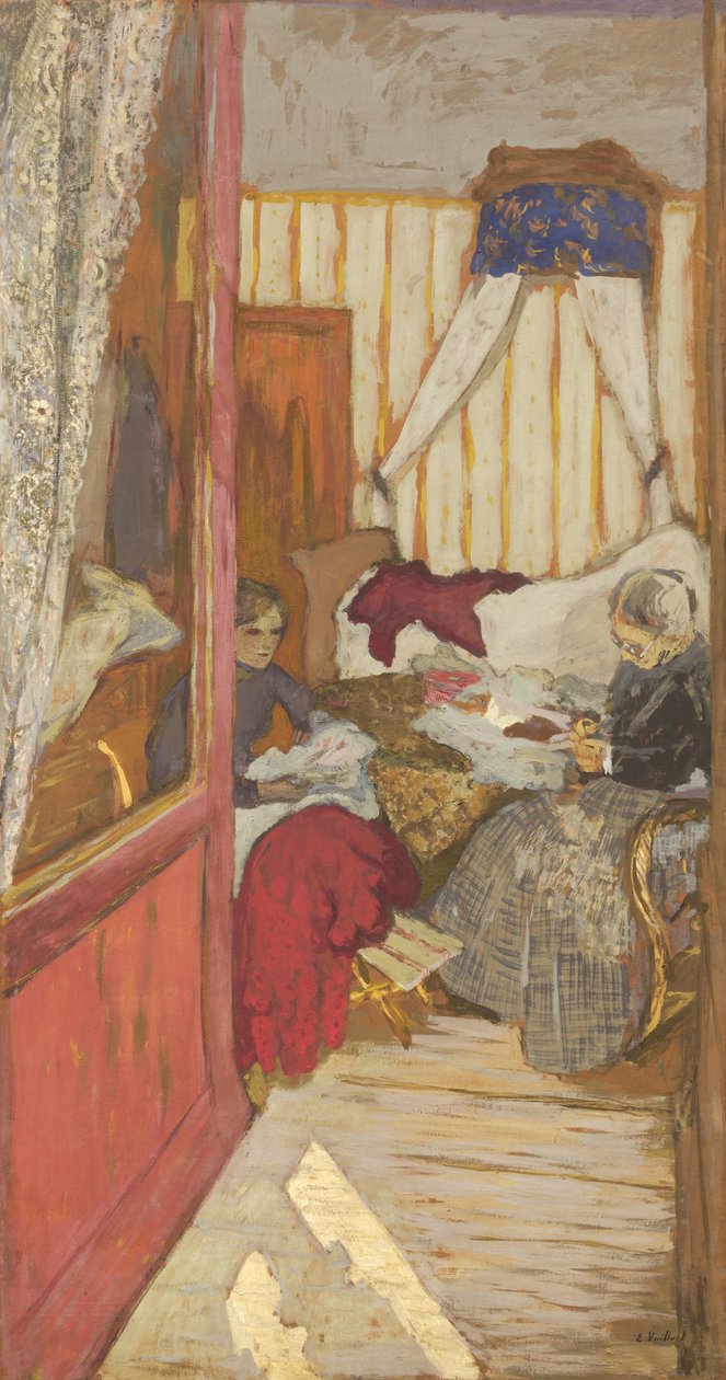 Dones cosint finlandesa tekijältä Edouard Vuillard