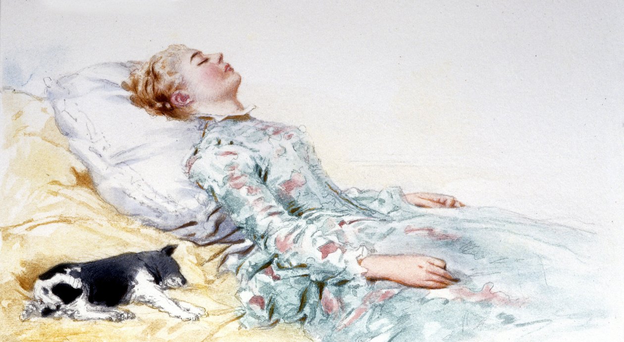 Prinsessa Ruusunen. Charles Perraultin tarina. Kuvitus Edouard de Beaumont tekijältä Edouard de (after) Beaumont