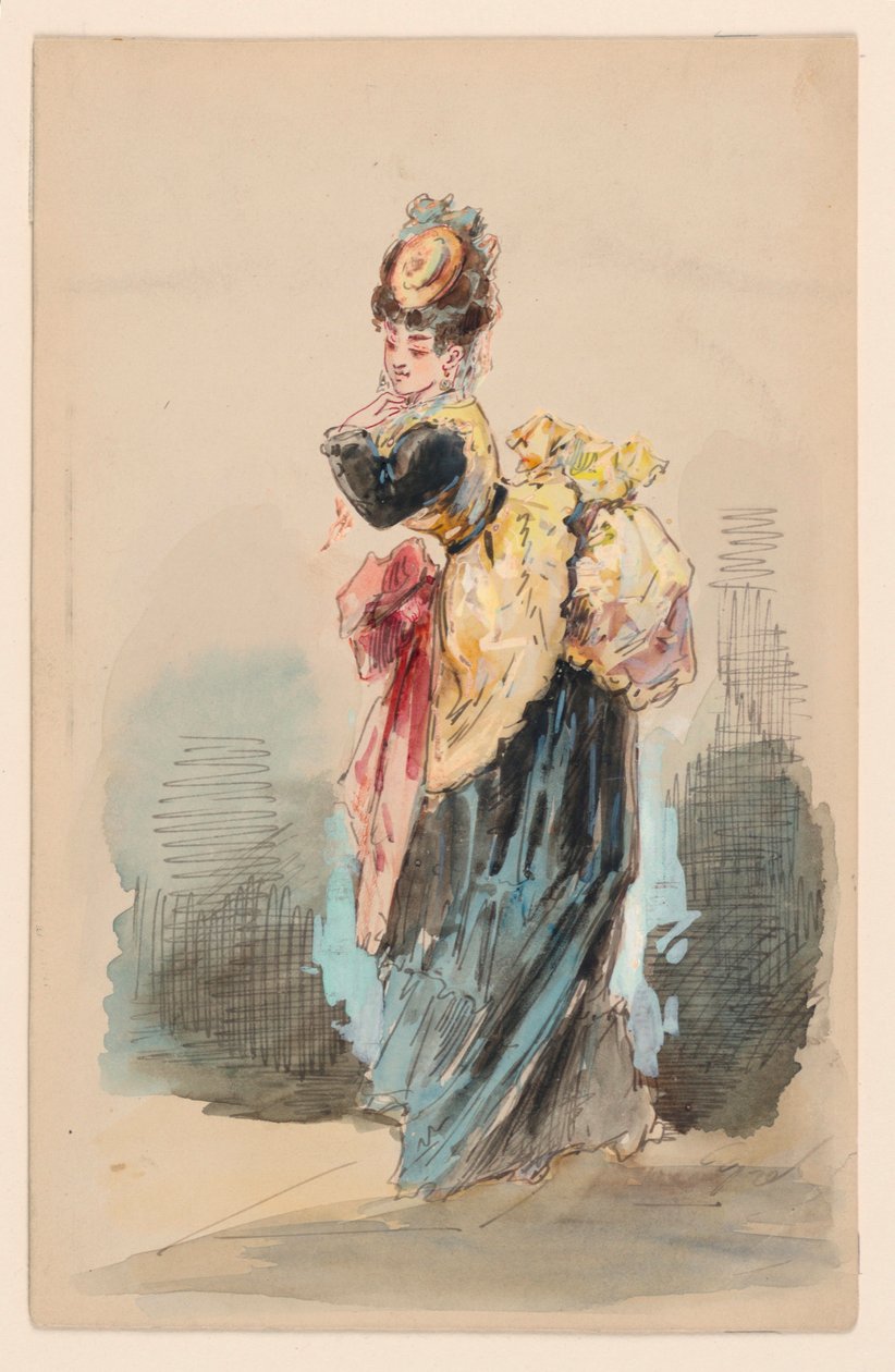 Lady Promenading tekijältä Edouard de Beaumont