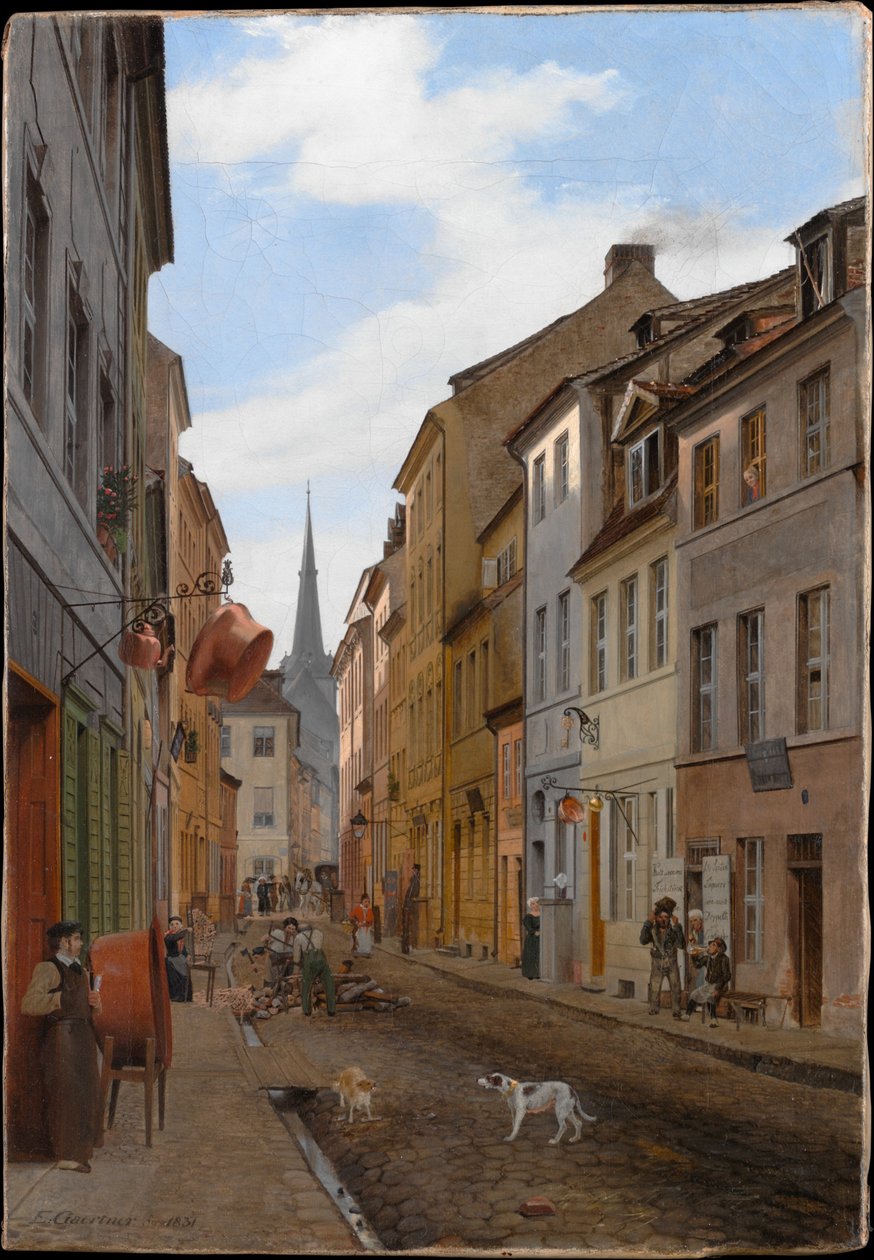 Die Parochialstraße tekijältä Eduard Gaertner
