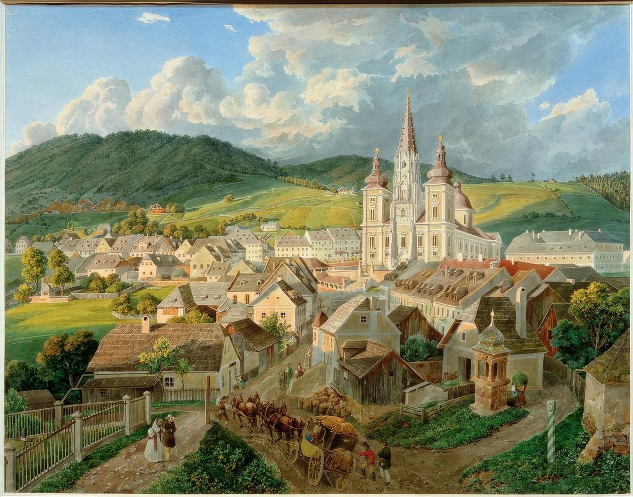 Mariazell (Steiermark, Österreich). tekijältä Eduard Gurk