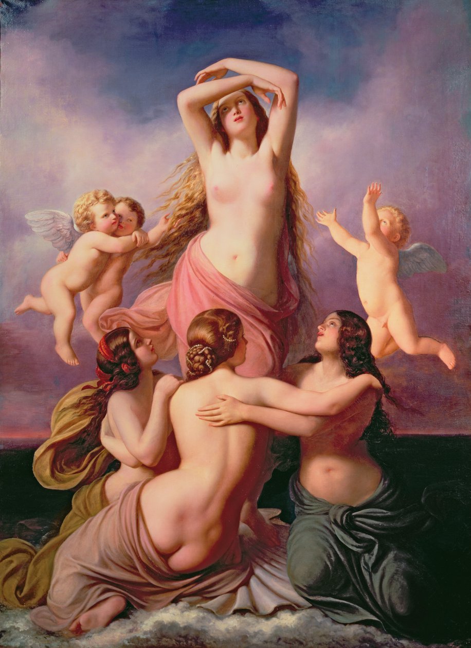 Venuksen syntymä, 1846 tekijältä Eduard Steinbruck