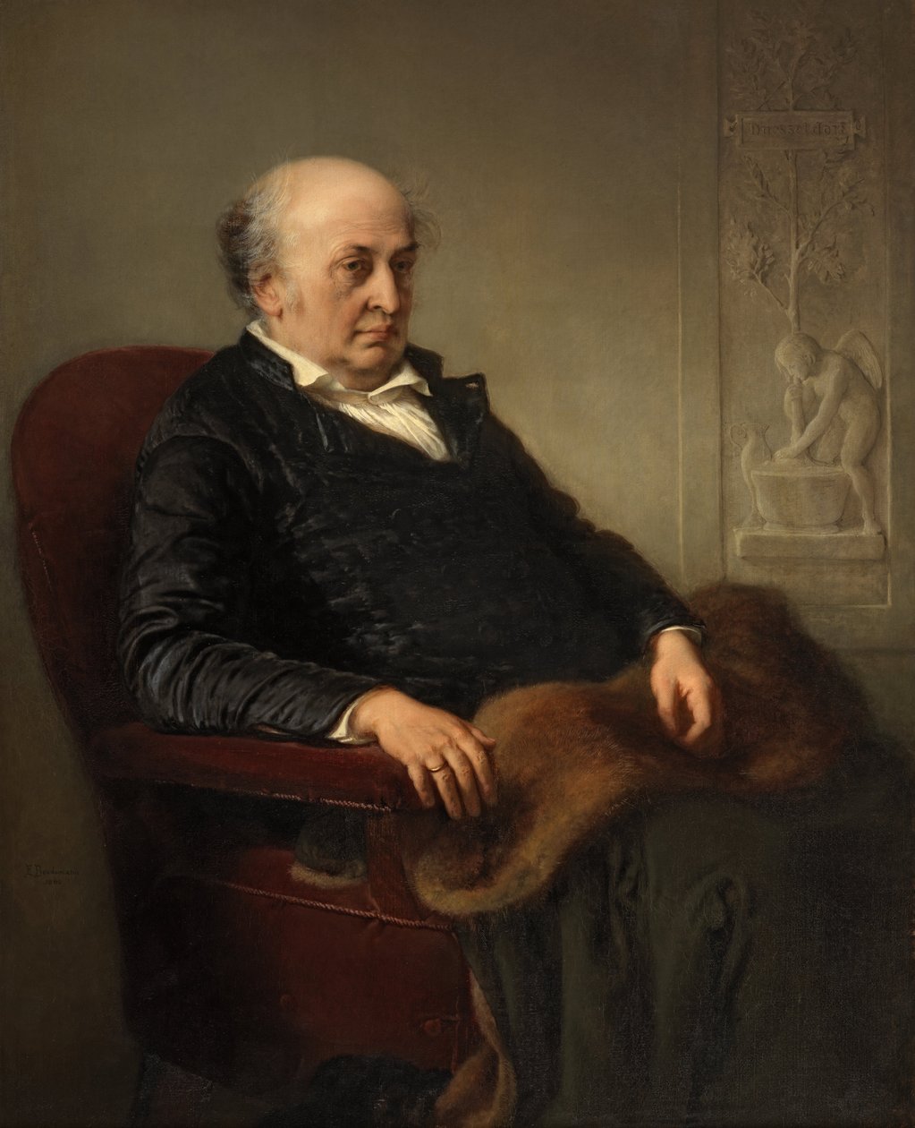 Saksa: Der Maler Wilhelm von Schadow Taidemaalari Taidemaalari Wilhelm von Schadow tekijältä Eduard Bendemann
