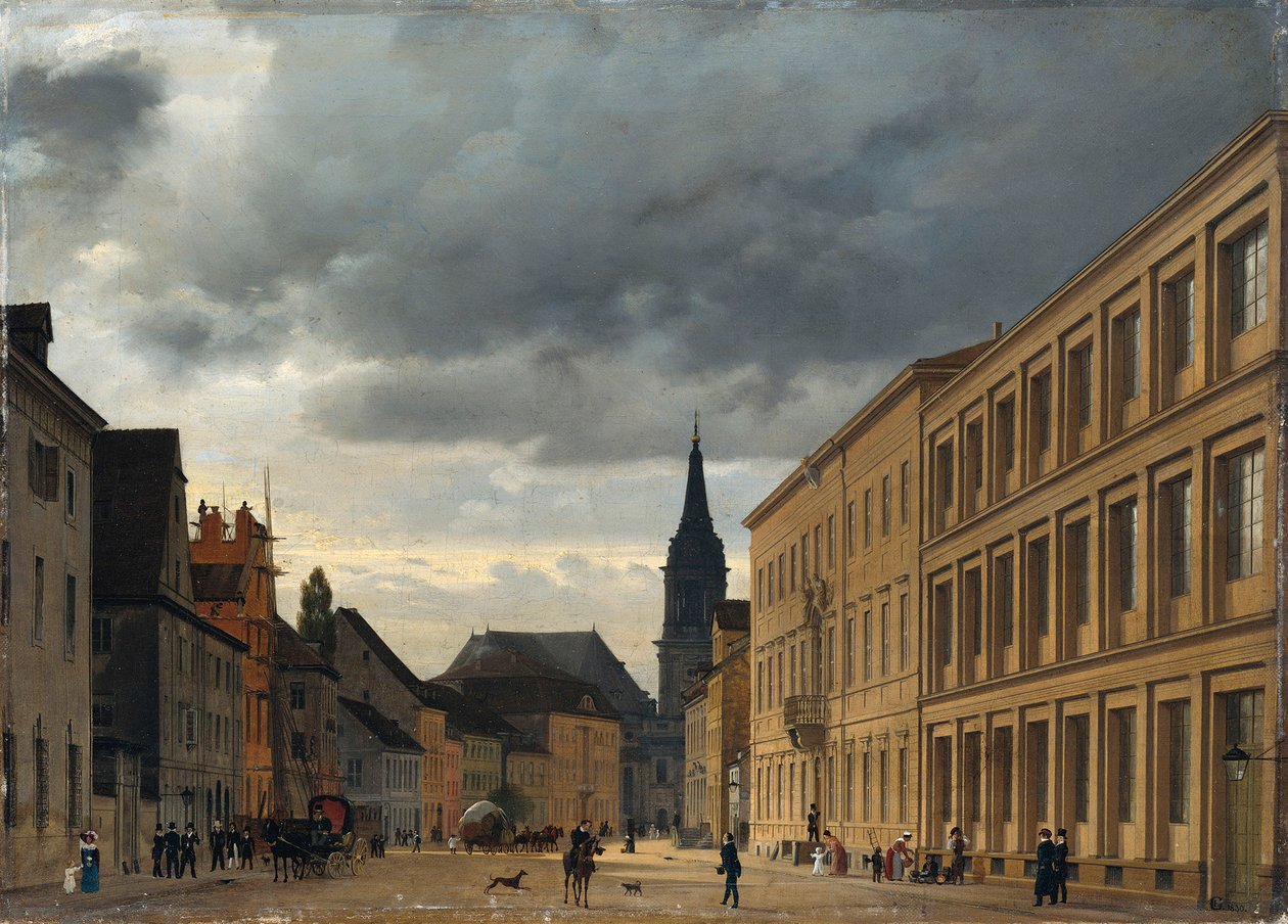 Brüderstraße tekijältä Eduard Gaertner