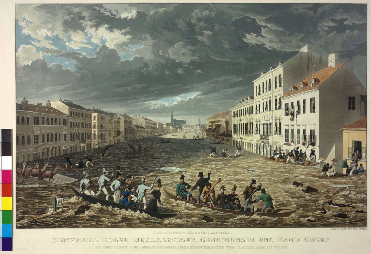 1830 tulva Wienissä tekijältä Eduard Gurk