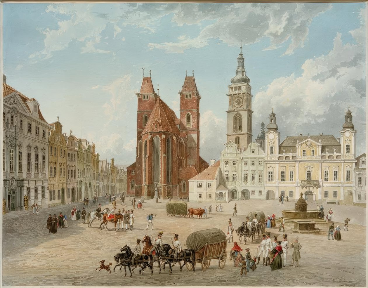 Königgrätz / Hradec Králové (Nordostböhmen, Tschechien), tekijältä Eduard Gurk