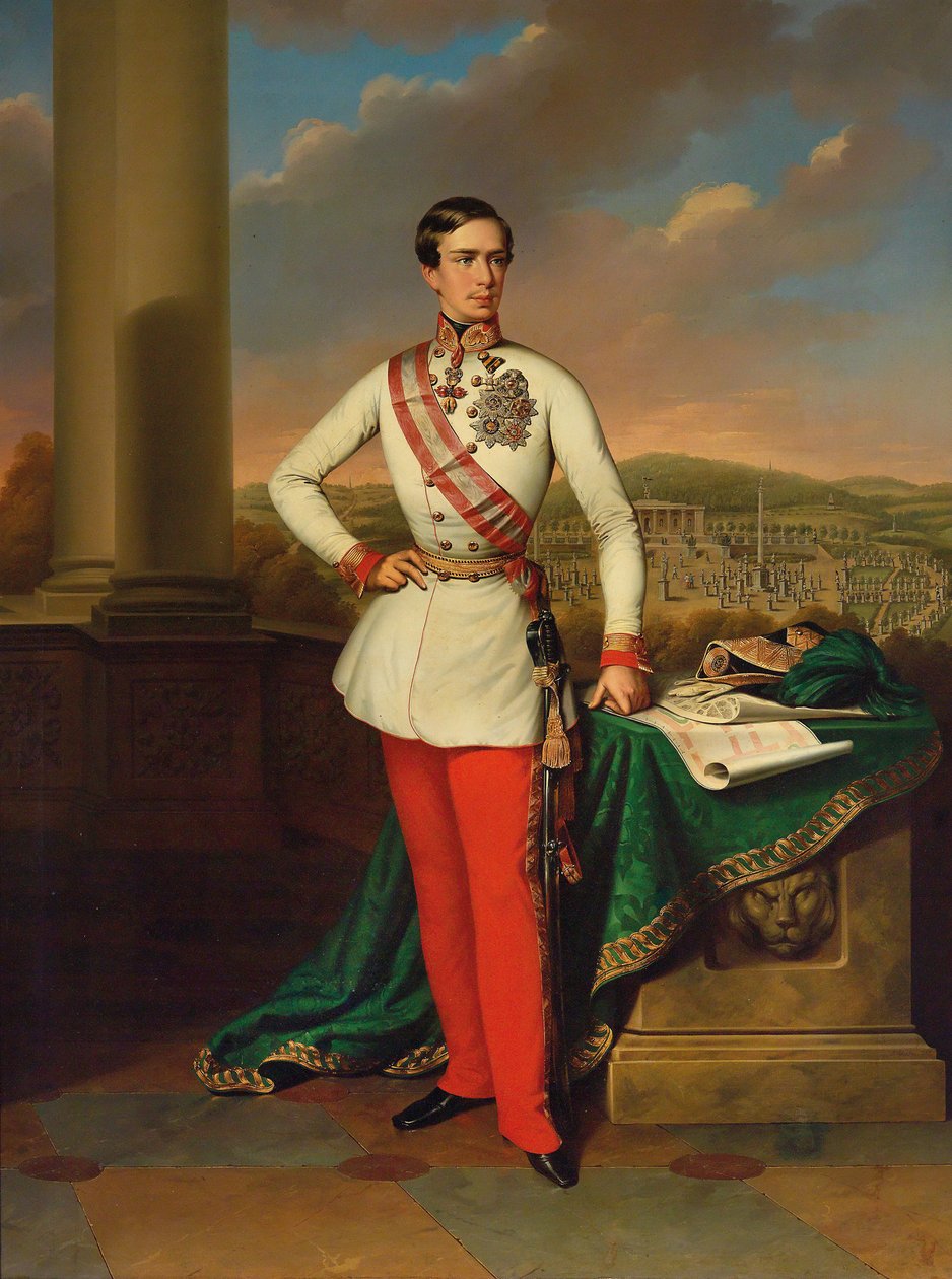 Itävallan keisari Franz Joseph I:n muotokuva, 1853. tekijältä Eduard Klieber