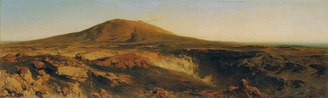 Etnan huippu 1878 tekijältä Eduard Peithner von Lichtenfels