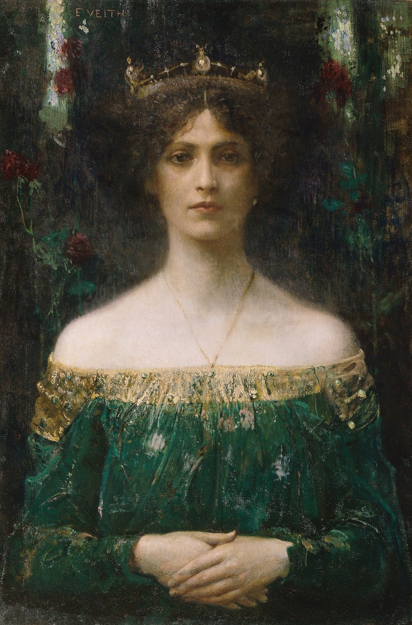 Kuninkaan tytär, ennen vuotta 1902. tekijältä Eduard Veith