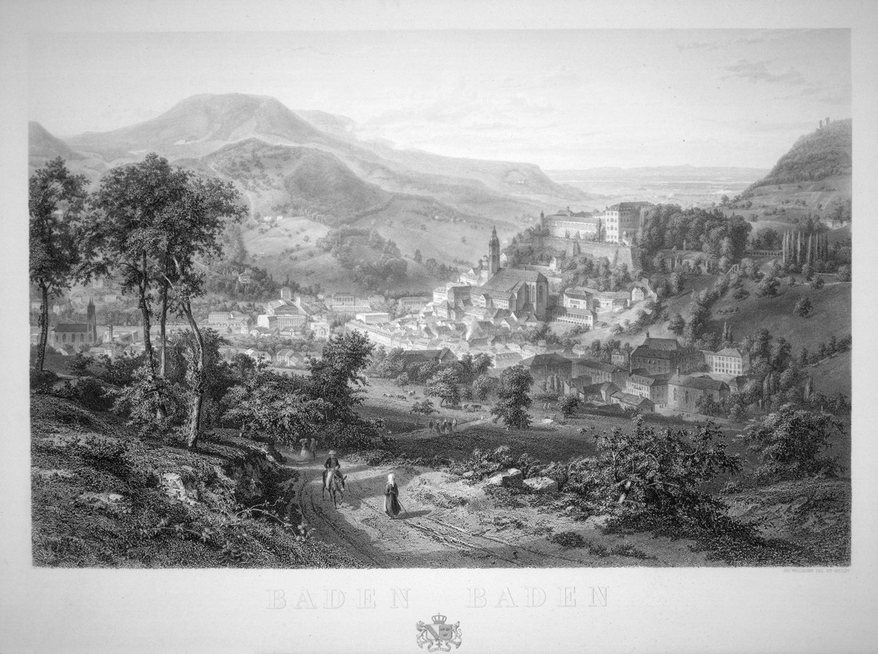"Baden Baden", 1800-luku tekijältä Eduard Willman