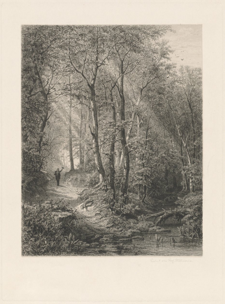 kevät tekijältä Eduard Willmann, after Julius Mařák