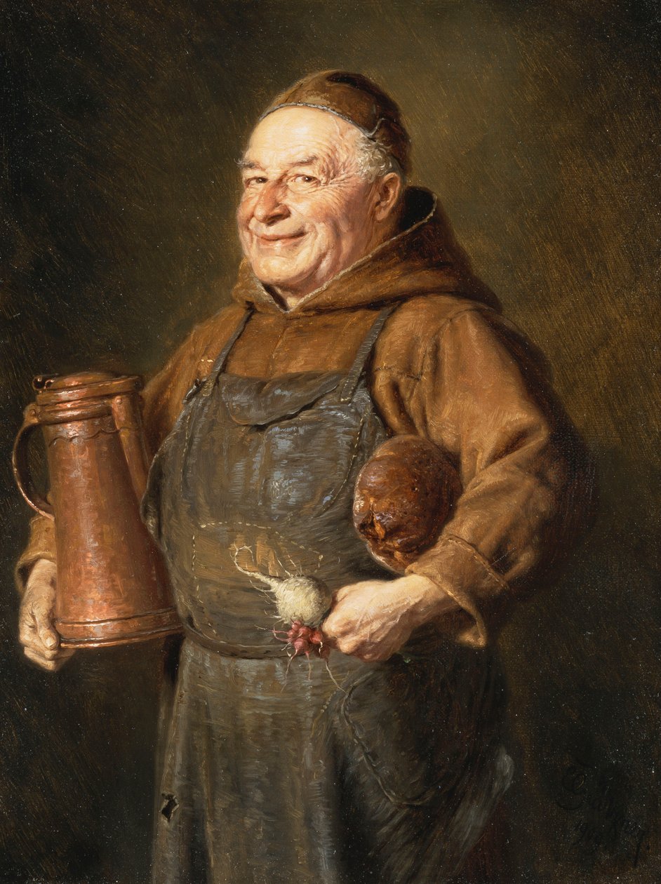 Ennen vesperiä, 1909 tekijältä Eduard von Grutzner