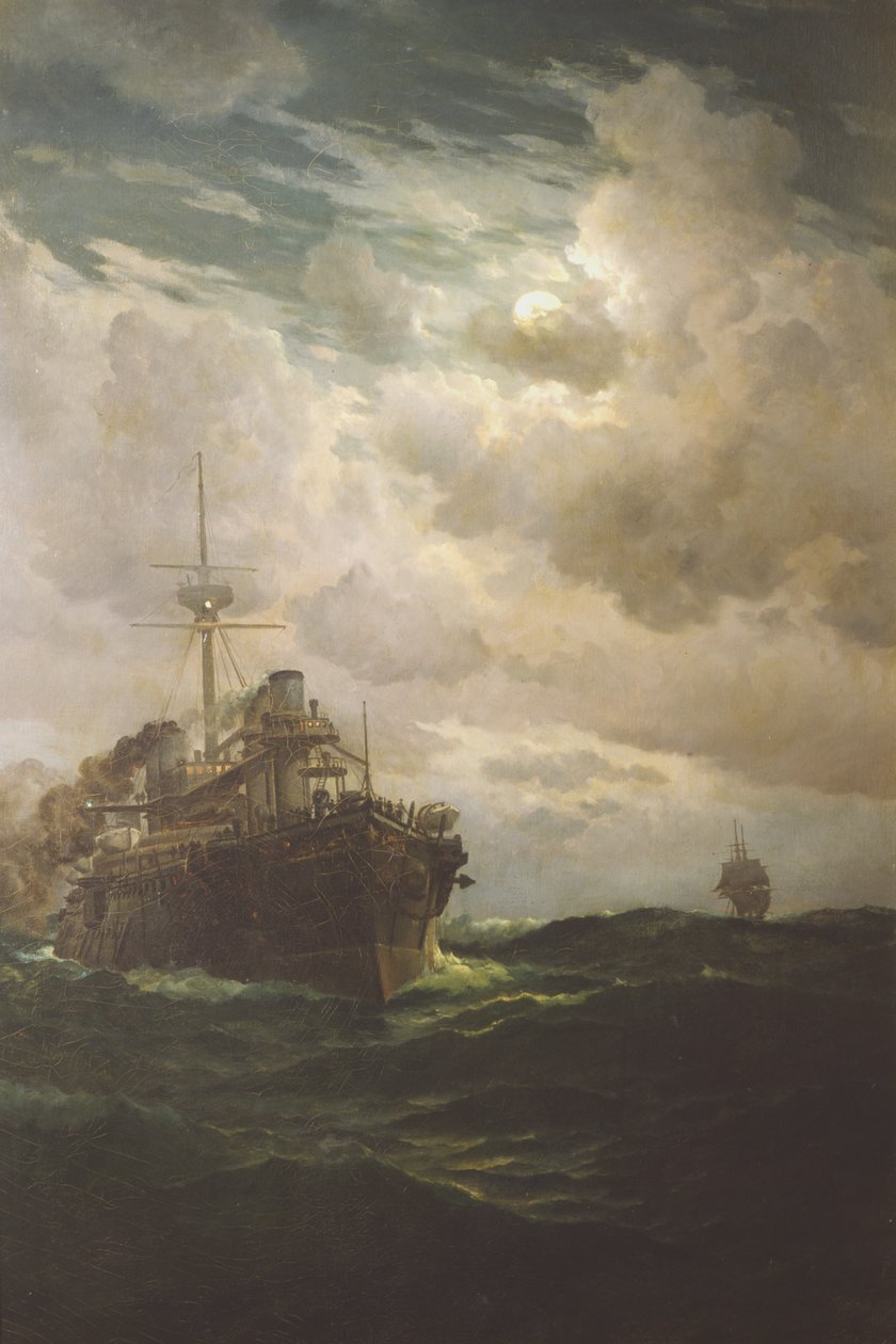 Taistelulaiva Lepanto tekijältä Eduardo de Martino