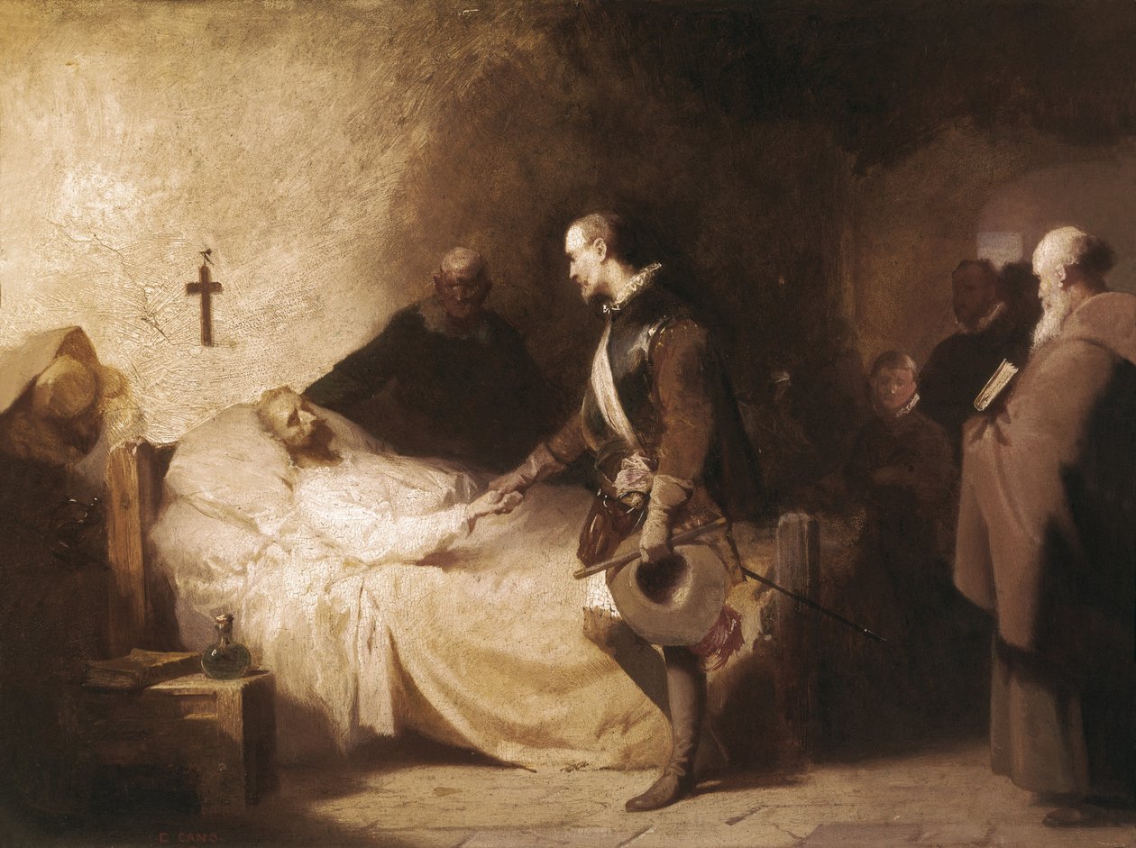 Itävallan Don Juan vierailee Miguel de Cervantesissa tekijältä Eduardo Javier Ramon Cano de la Pena