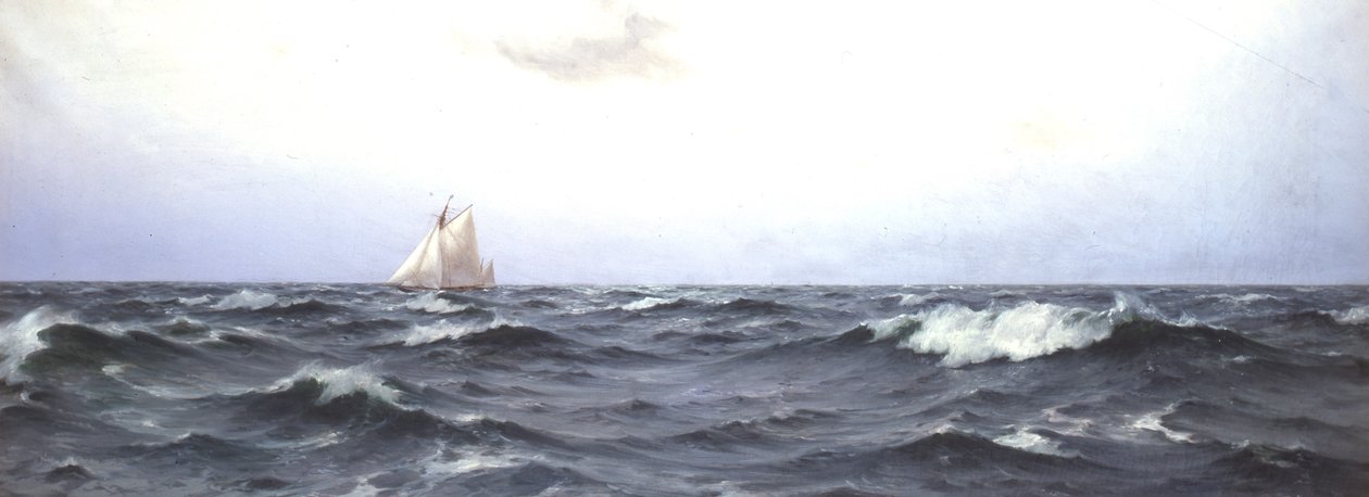 Valkyrie II ylittää Atlantin, noin 1893 tekijältä Eduardo de Martino