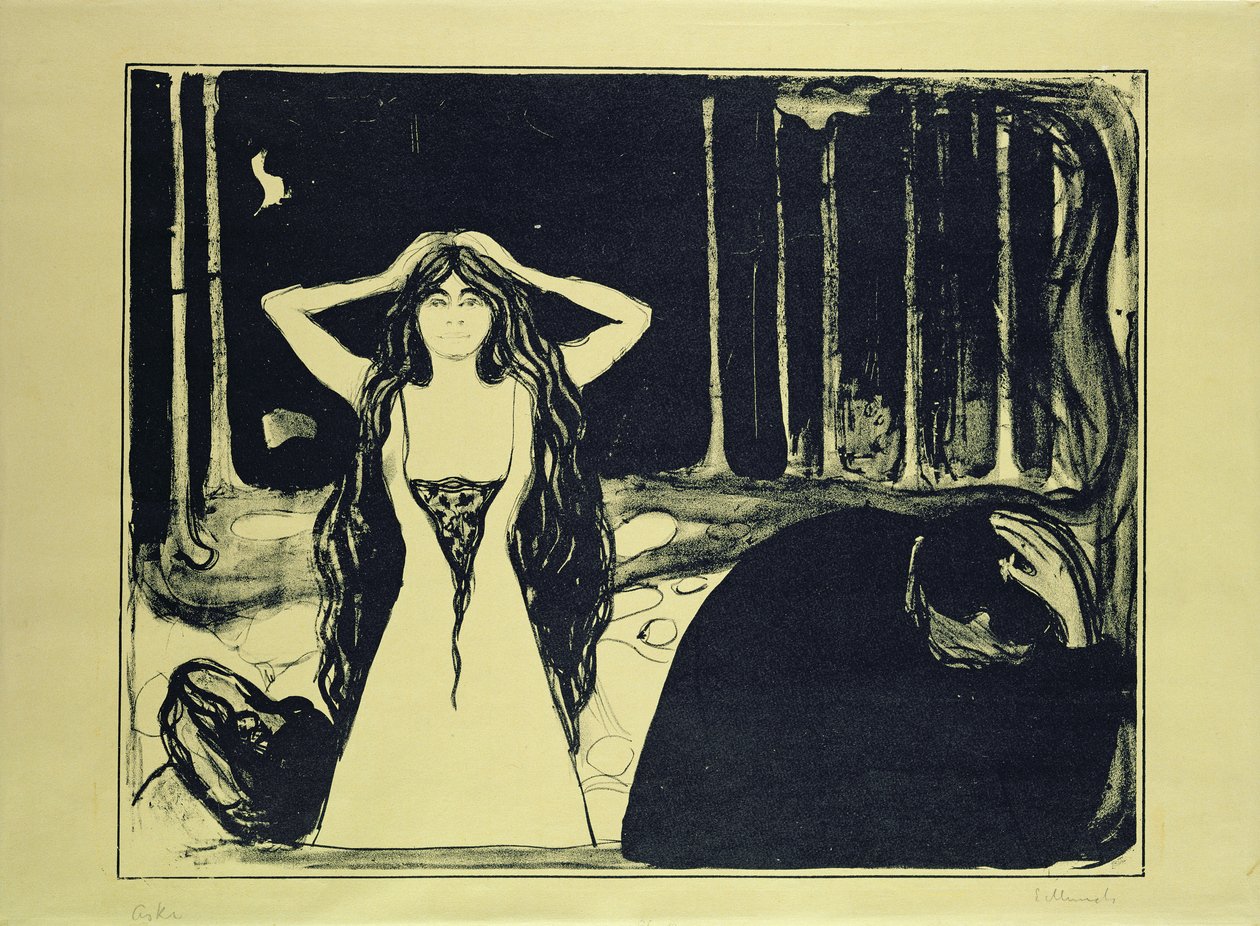 Ashes (After the Fall), 1899 (katso myös 54424) tekijältä Edvard Munch