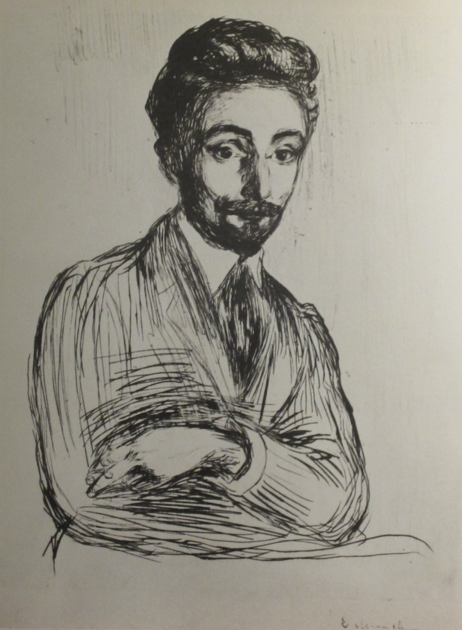 Bildnis Helge Rode tekijältä Edvard Munch