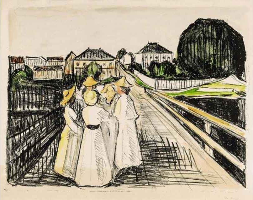 Sillalla tekijältä Edvard Munch