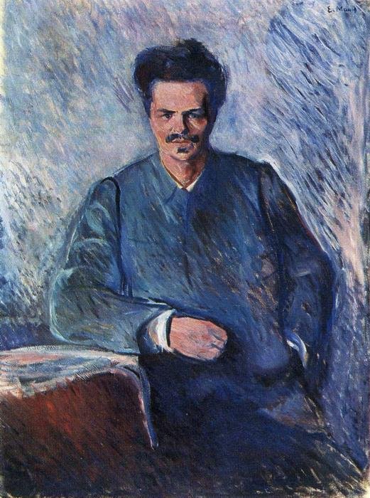 August Strindbergin muotokuva August Strindbergin muotokuva tekijältä Edvard Munch