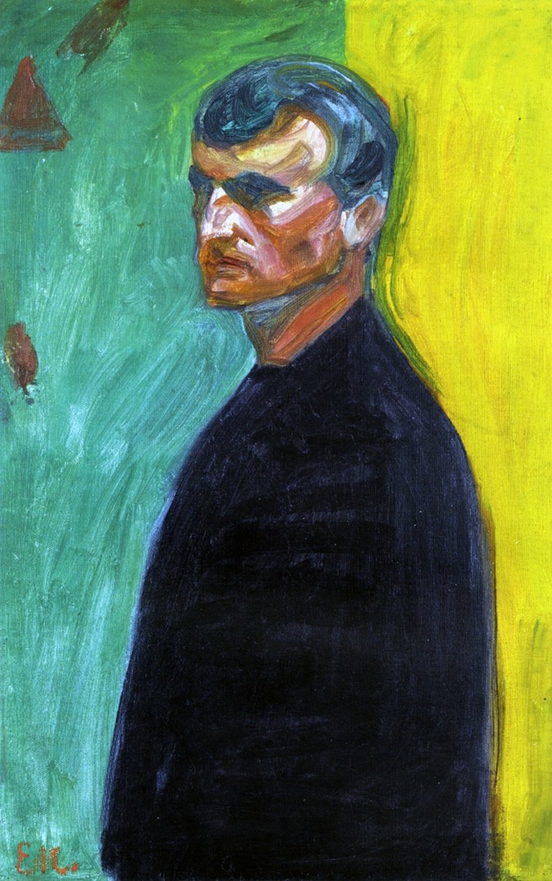 Omakuva, noin 1904 tekijältä Edvard Munch