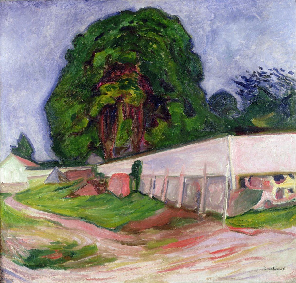 Kesäyö Asgardstrandissa, 1904 tekijältä Edvard Munch