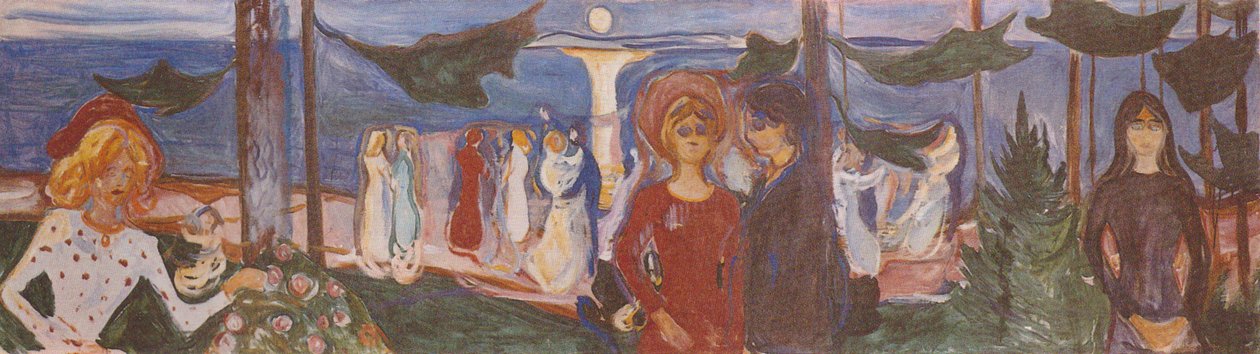 Tanz am Meer tekijältä Edvard Munch