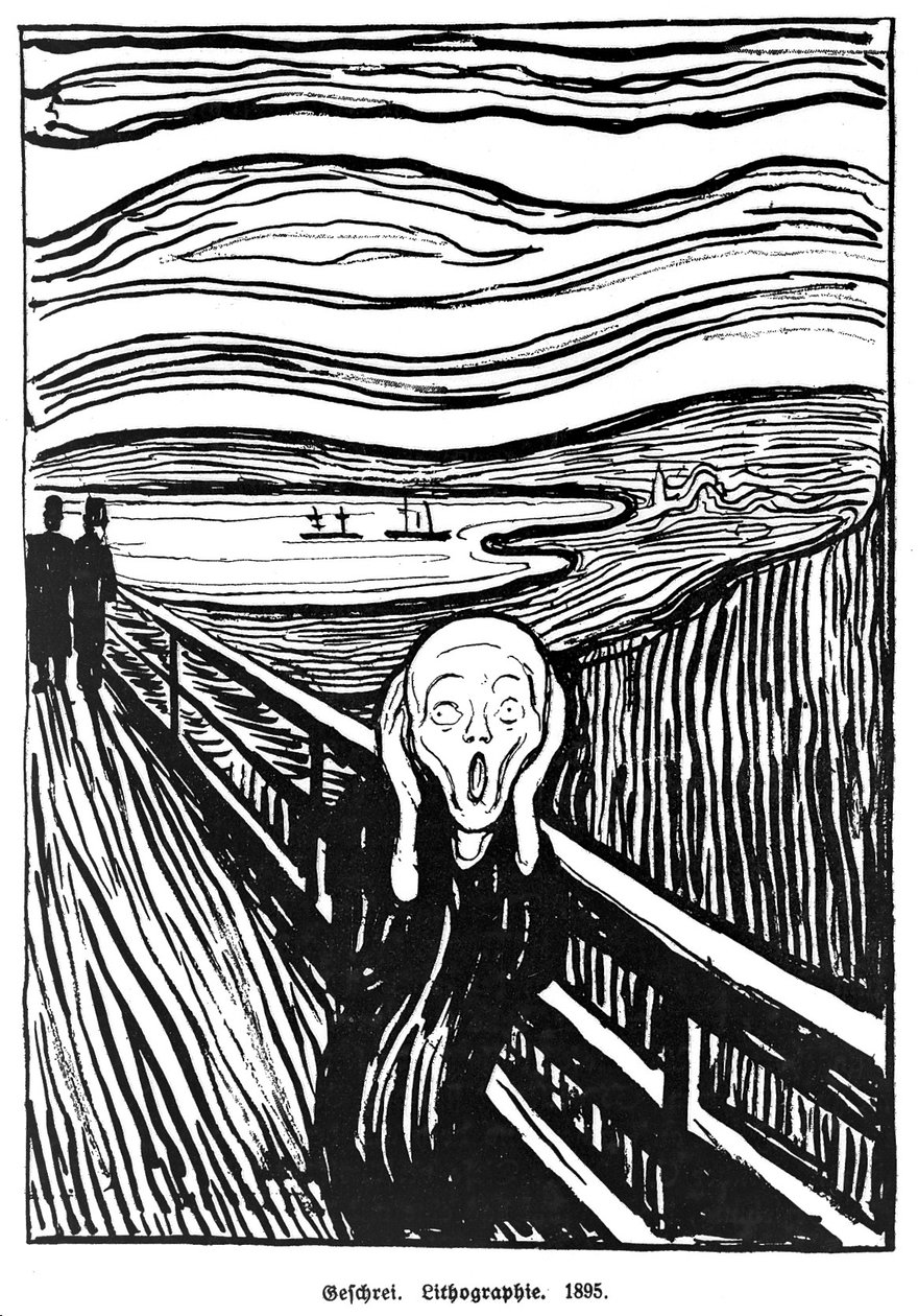 Kirkaisu tekijältä Edvard Munch