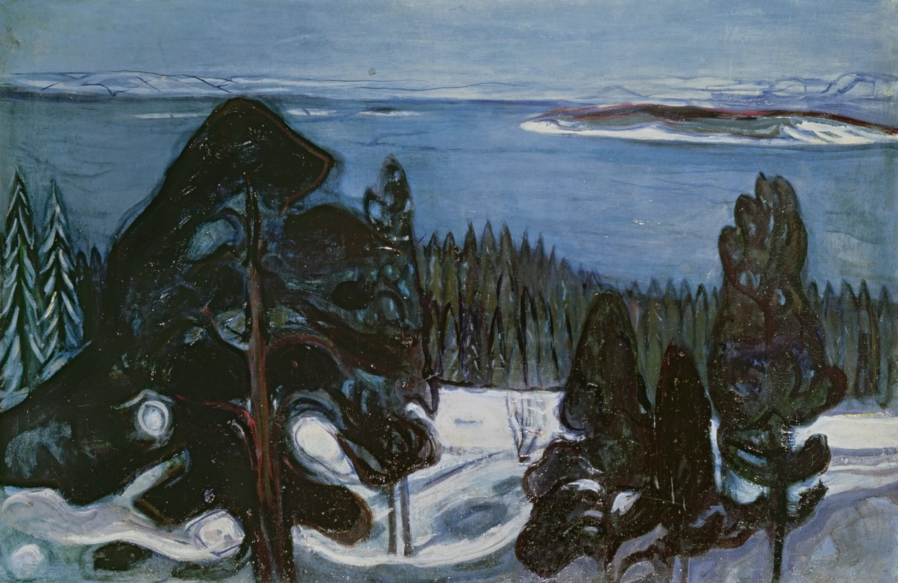 Talviyö, noin 1900 tekijältä Edvard Munch