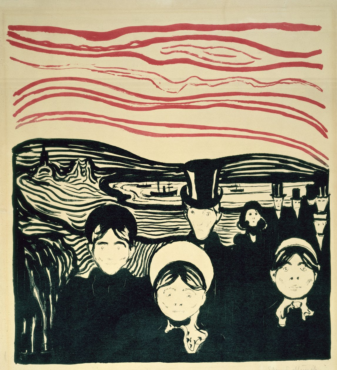 "Ahdistus" - Ahdistus tekijältä Edvard Munch