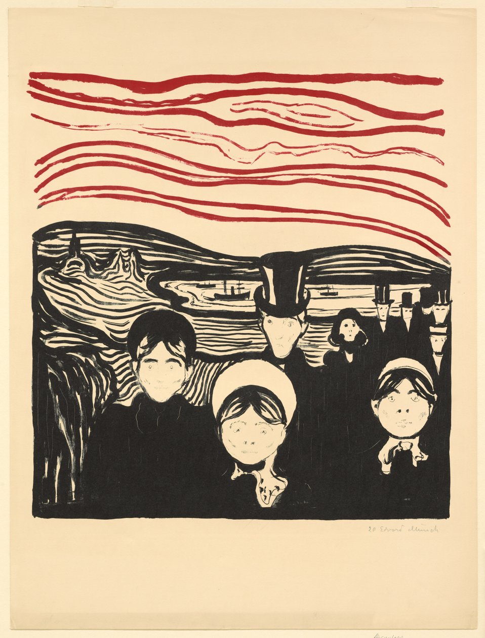 Ahdistus tekijältä Edvard Munch
