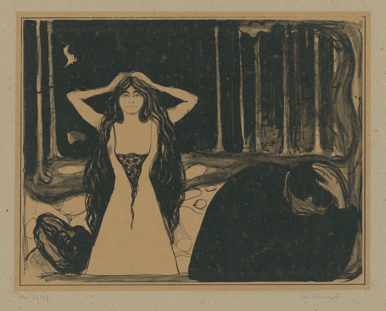 Tuhka II (Syntiinlankeemuksen jälkeen) tekijältä Edvard Munch
