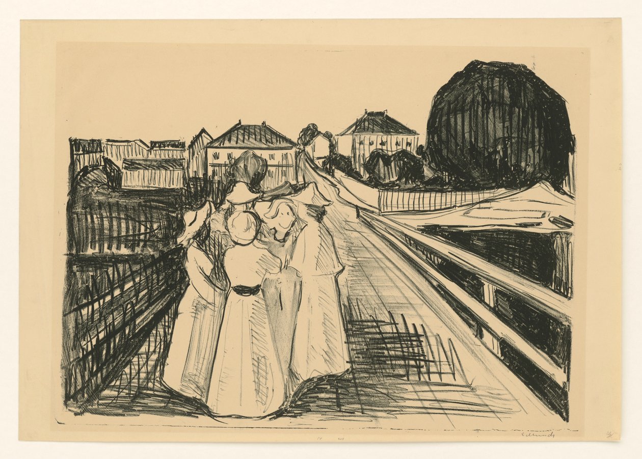 Sillalla tekijältä Edvard Munch