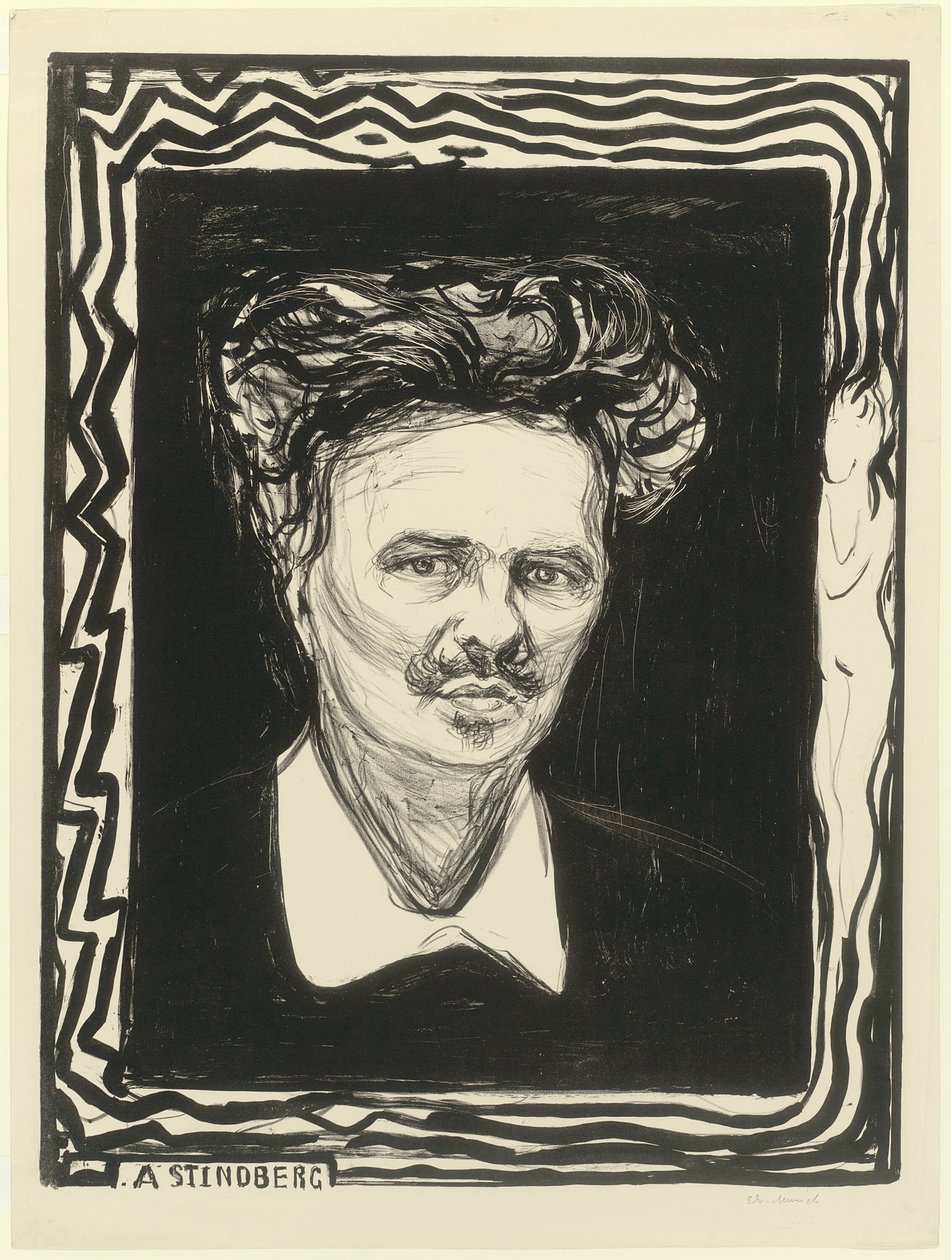 August Strindberg tekijältä Edvard Munch