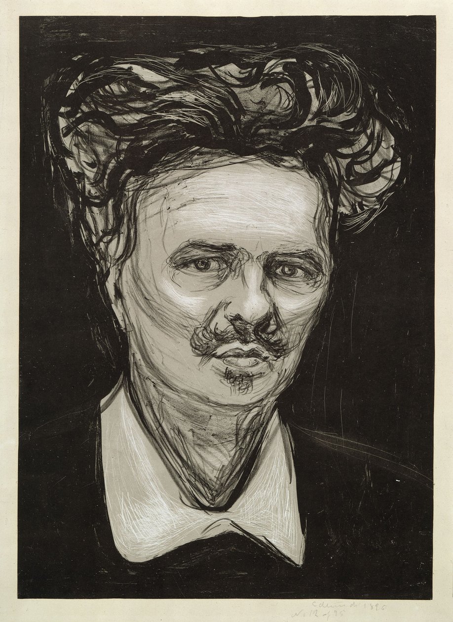 August Strindberg tekijältä Edvard Munch